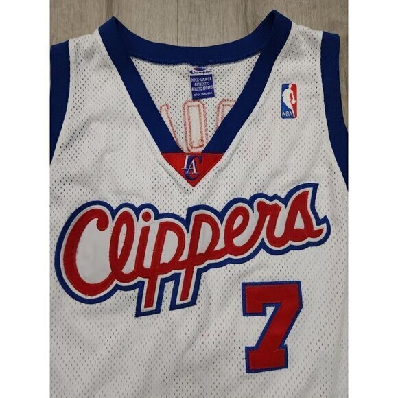 Vintage Champion Los Angeles Clippers Lamar Odom Jersey Size‎ 56 - Picture 3 of 7